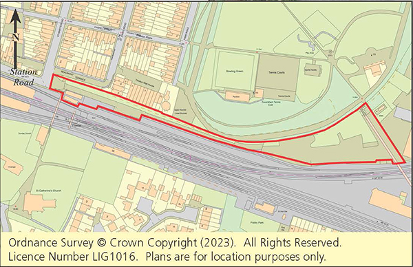 Lot: 114 - LAND WITH PLANNING FOR THIRTY FLATS, TWO BUNGALOWS AND COMMERCIAL SPACE -